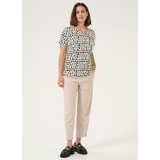 Bella Jersey T-Shirt Black/ Sand Graphic Dot