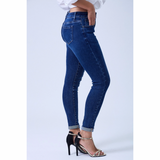 Cleo Super Stretch Jeans Medium Blue