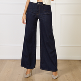 Luise Wide Jeans Dark Blue