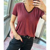 Terry T-Shirt Bordeaux