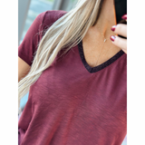Terry T-Shirt Bordeaux