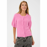 Emelie Cardigan Pink Power Melange