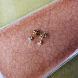 Ørestikker med sten guld 11111200