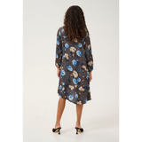 Kimly Dittemarie Short Dress Grey/Blue Flower