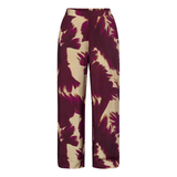 LOVE1024-64 Pants Bordeaux Leaf