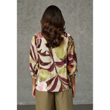 LOVE1568 Blouse Autumn Flower