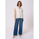 Liany Via Blouse Chalk