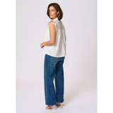 Liany Via Blouse Chalk