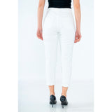 Luca 5 Pocket White Jeans