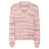 Marble Pullover pink mix