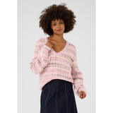 Marble Pullover pink mix