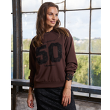 Marta du Cháteau 58512M Liora SweatShirt Fango Black