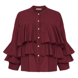 Marta du cháteau 258638 Debbie Blouse Bordeaux6269