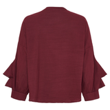 Marta du cháteau 258638 Debbie Blouse Bordeaux6269