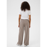 Meril Wide Pants Beige Pinstripe