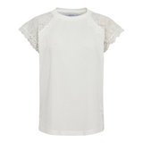 Milla Lace T-shirt White