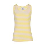 Natalia Tank Top Yellow Creme Stripe