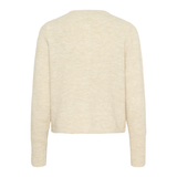 Niel Knit Cardigan Feather Gray Melange