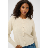 Niel Knit Cardigan Feather Gray Melange