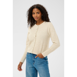 Niel Knit Cardigan Feather Gray Melange