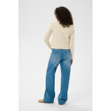 Niel Knit Cardigan Feather Gray Melange