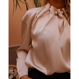 Pip LS Pearl Blouse Champagne