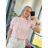 Sibylle Striped Blouse Rose