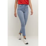 Sinem HW 7/8 Jeans Light Blue Washed Denim (Levering midt uge 40)
