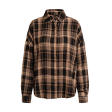Siri Ls Shirt Black Creme Check