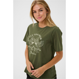 Taya Gith T-Shirt Olive Night