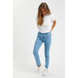 Vicky Jeans Light Blue Washed Denim