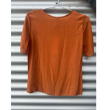 Lorna Top Shirt Adobe Orange