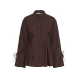 Allison Olena Fitted Shirt Coffee