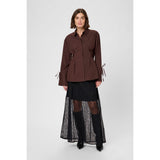 Allison Olena Fitted Shirt Coffee