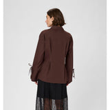 Allison Olena Fitted Shirt Coffee