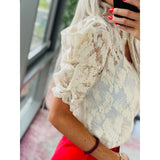 AnnGo Sofie Blouse Creme