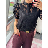 AnnGo Sofie Blouse Black