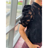 AnnGo Sofie Blouse Black