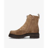 Aspen Zip Suede Taupe Moccasin Edition