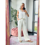 SeboraGo Blouse Top Off-White