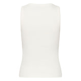 Carna Rhinestone Top Chalk