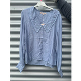 Charmaine LS Shirt Zen Blue