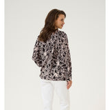 Hannah Blouse Black/Light Flower Print