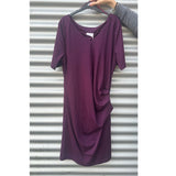 India V-neck 1/2 sleeve Lilla