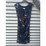 Mally India Dress Blue Flower Print