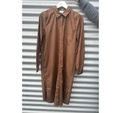 Merama Shirt Dress Mustang