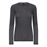 Hype The Detail Mesh Blouse Grey