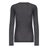 Hype The Detail Mesh Blouse Grey