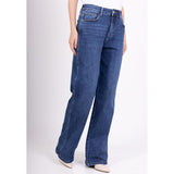 Sally Wide Leg Jeans Medium Blue