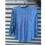 Sue 3/4 Shirt Wood Print